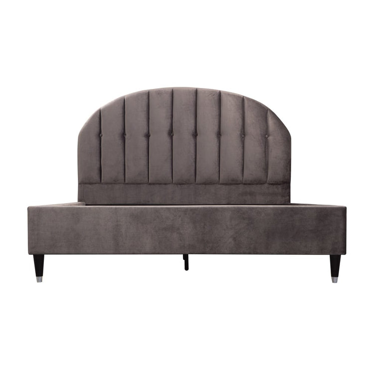 Camden Luxurious Velvet Chesterfield Bed In Soft Coffee