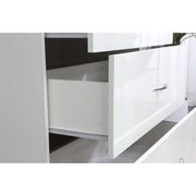 Agata Tall Five Drawer Chest In White