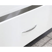 Agata Tall Five Drawer Chest In White