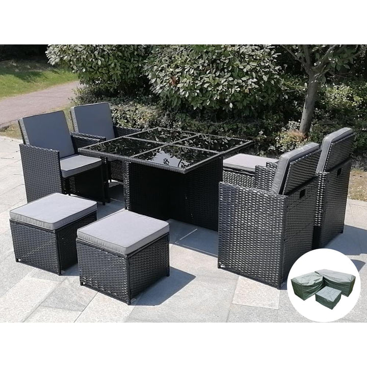 Black Rattan Garden Furniture Free Delivery